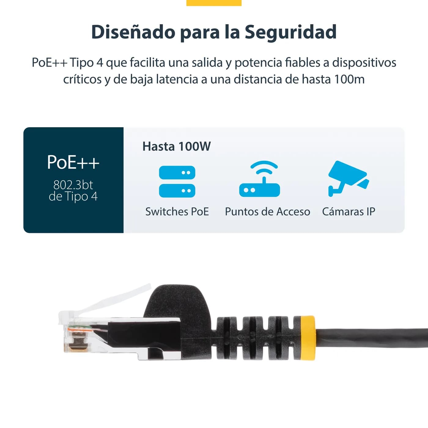 StarTech.com Cable Cat6 de 1,5m - Delgado - con Conectores RJ45 sin En 8