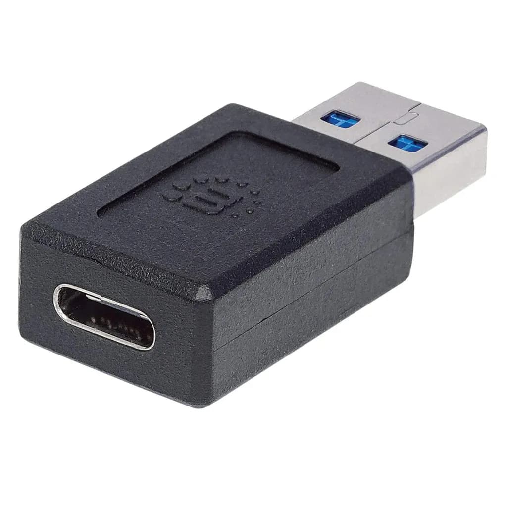 Manhattan Adaptador de USB-A a USB-C con Súper Velocidad 4