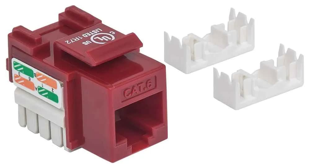 Intellinet JACK RJ45 CAT6 KEYSTONE DE IMPACTO ROJO 3