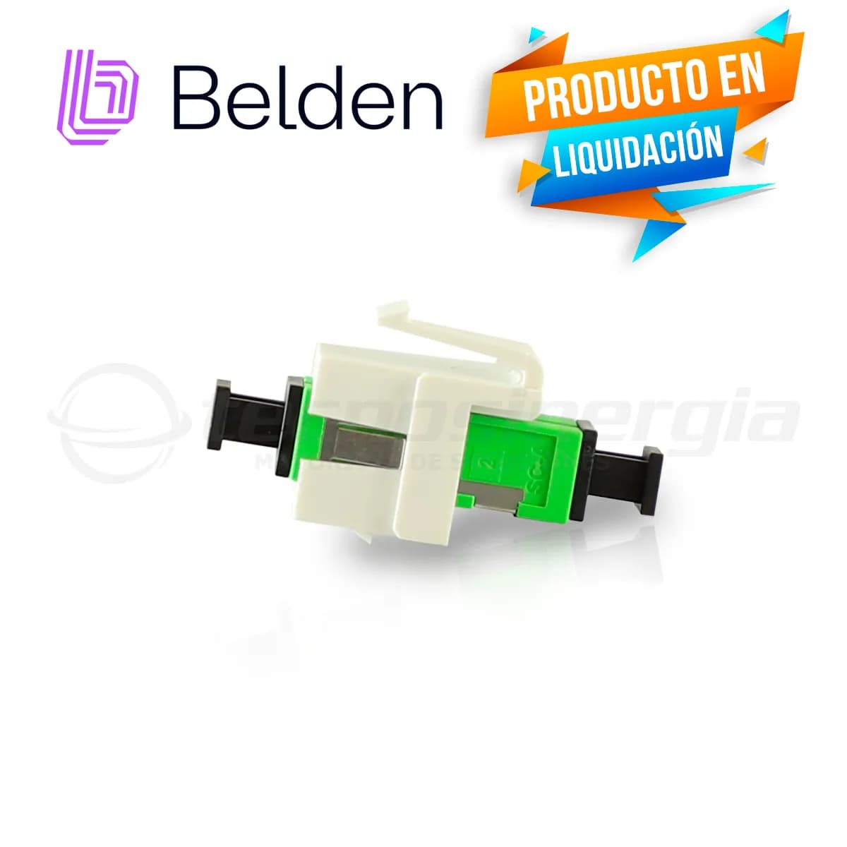 MODULO DE FIBRA AX105374-EW BELDEN KEYCONNECT SC APC SIMPLEX (VERDE) 5