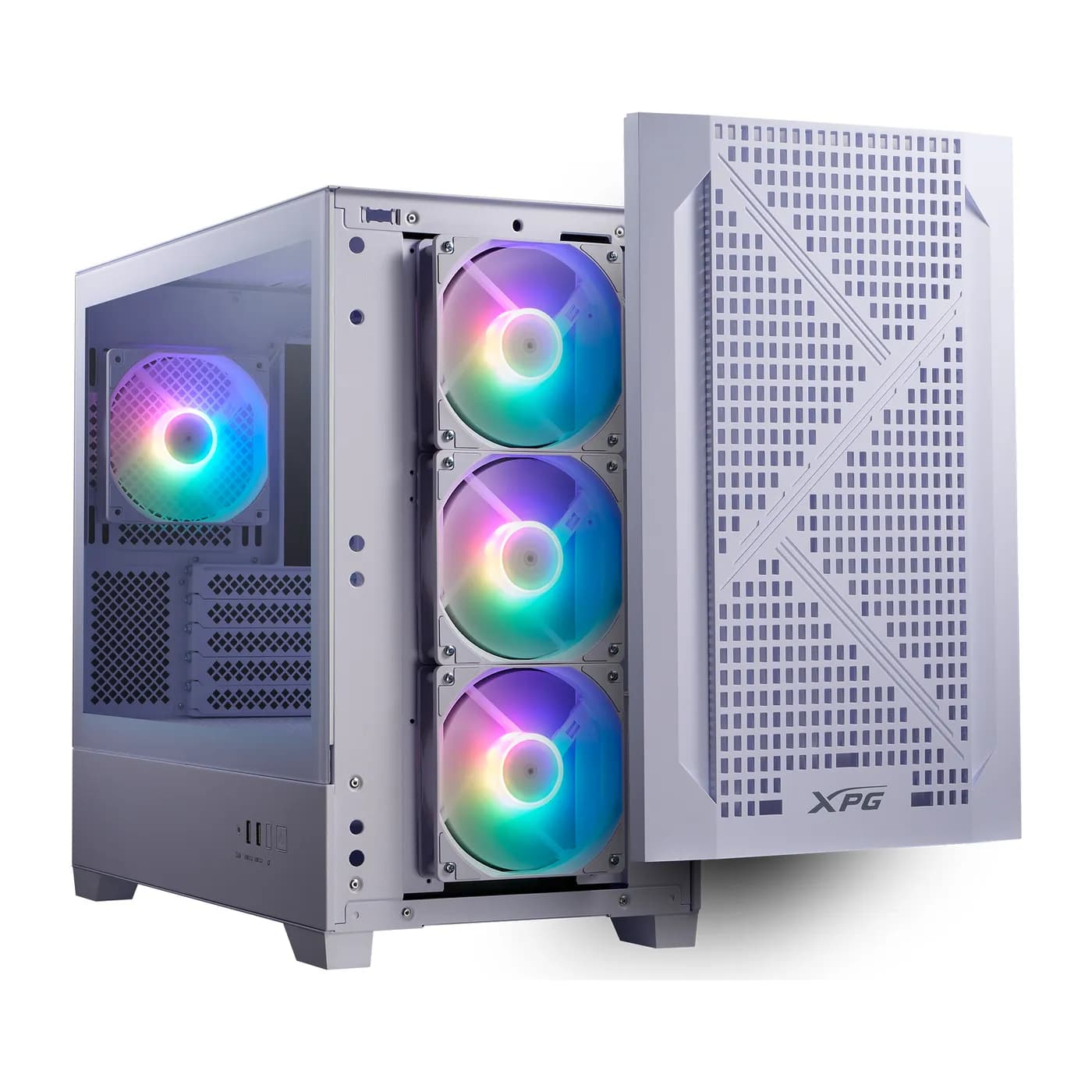 GABINETE GAMER XPG LANDER 300 MID TOW BLANCO (LANDER300MAA-WHCWW) 8