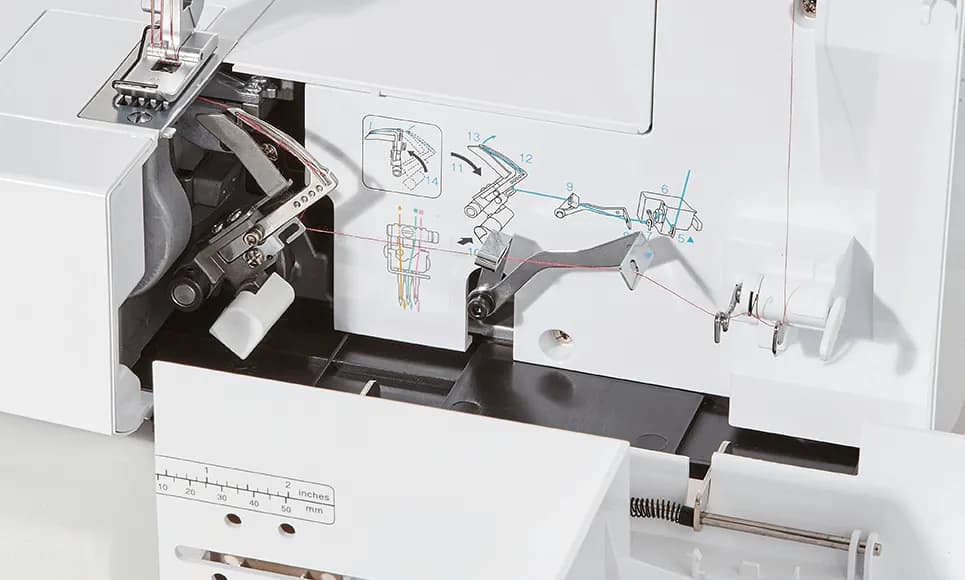 Brother CV3440 máquina de coser Máquina de coser de overlock Mecánico 5