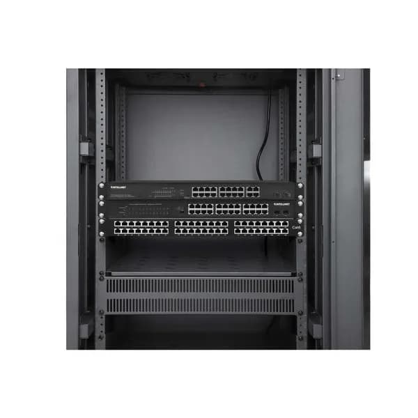 Intellinet Gabinete 19" Pro Line con extractores de aire, 27U, Frente  9
