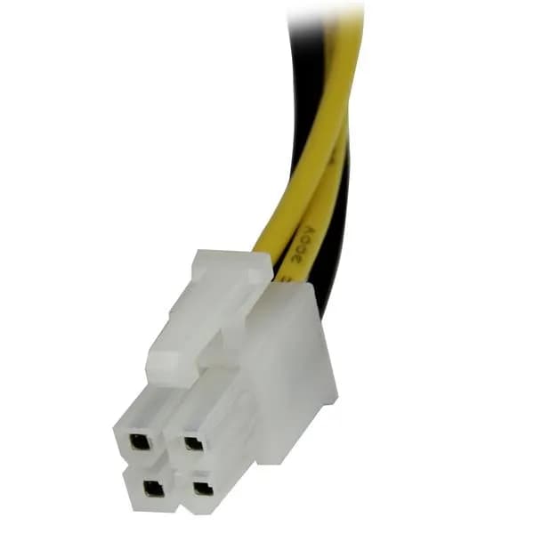 StarTech.com Cable 20cm ATX Extensión Macho a Hembra 4 Pines de Placa  3