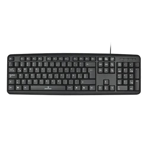 TECLADO ALAMBRICO USB -  RESISTENTE A DERRAMES