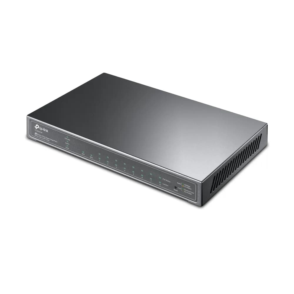 Switch PoE Administrable / 8 Puertos Gigabit PoE+ / 2 Puertos SFP / 61 2