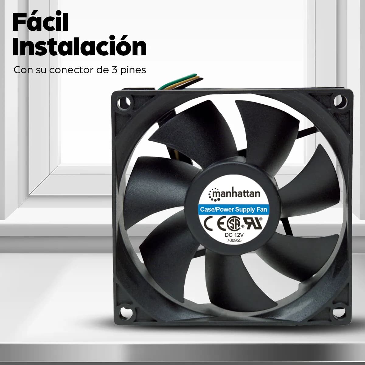 Manhattan 700955 sistema de refrigeración de computadora Gabinete de l 5