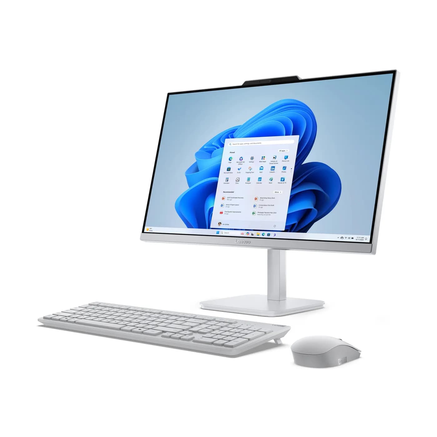 COMPUTADORA DE ESCRITORIO LENOVO IDEACENTRE i3-N305  8GB 512SSD 23.8 W 3