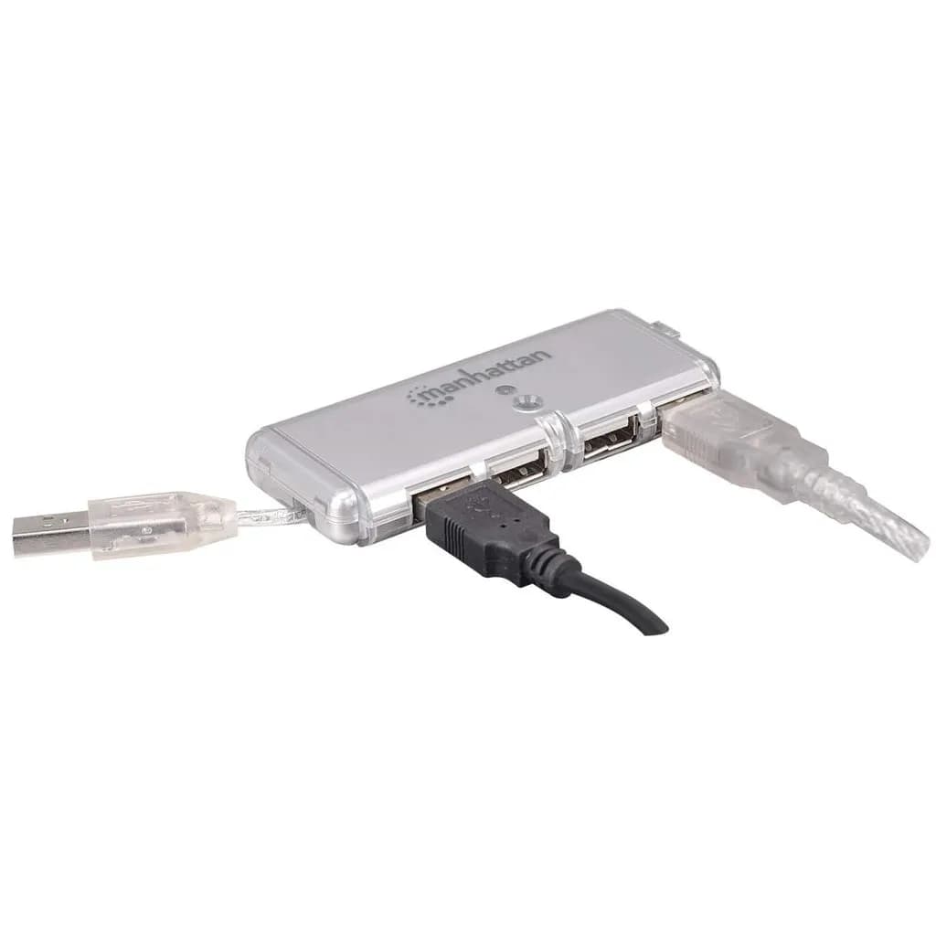 Manhattan Hub de Bolsillo USB de Alta Velocidad 2.0 7