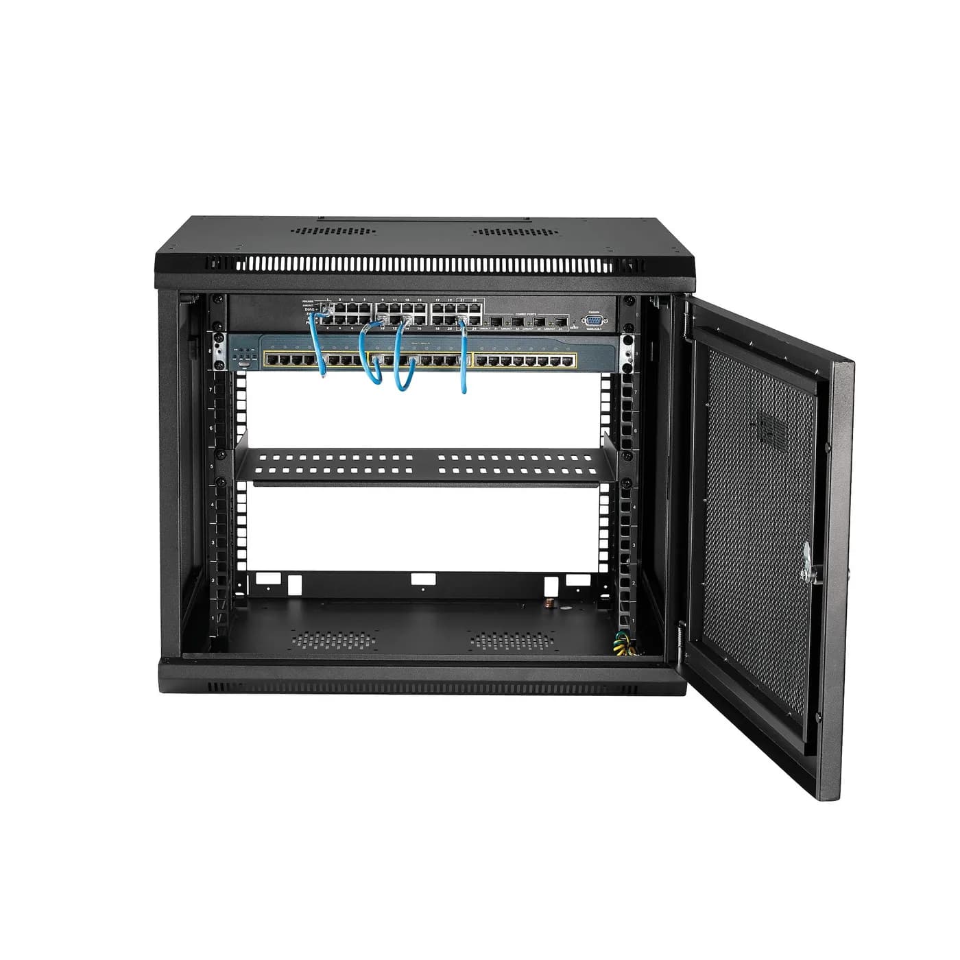 StarTech.com Gabinete Rack de Pared para Servidores 9U 19"4 Postes y E 5