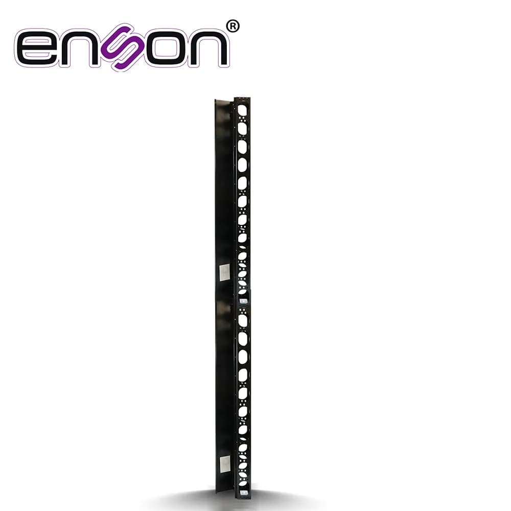 ORGANIZADOR VERTICAL ENSON ENS-VM25U PARA RACK DE 25UR CON VENTANAS DE 3