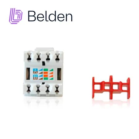 CONECTOR MODULAR JACK CAT6+ RJ45 BELDEN AX101320 / KEYCONNECT / INTERI 3