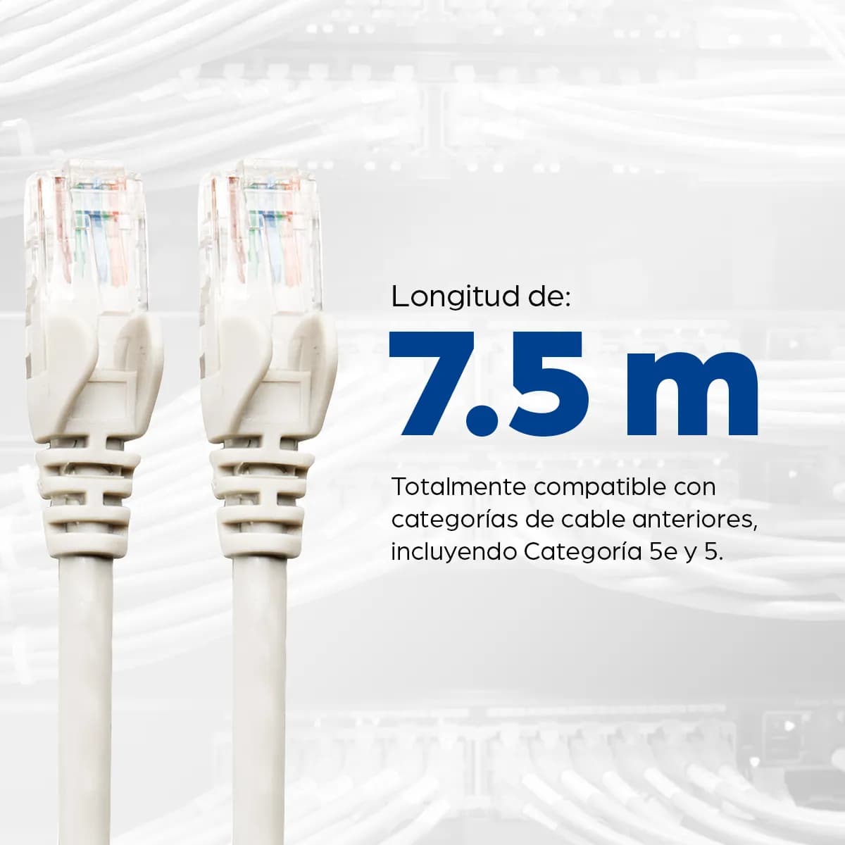 Intellinet Cable de red, Cat6, UTP 5