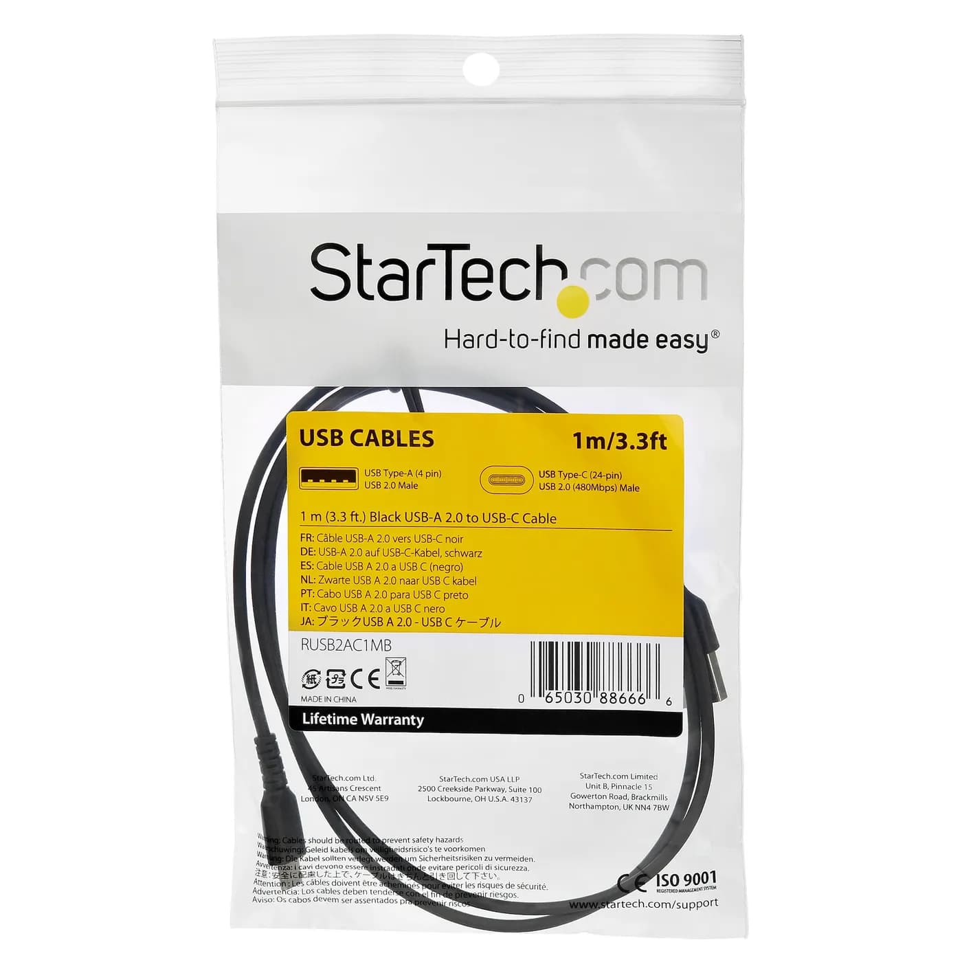 StarTech.com Cable de 1m de Carga USB C - de Carga Rápida y Sincroniza 5
