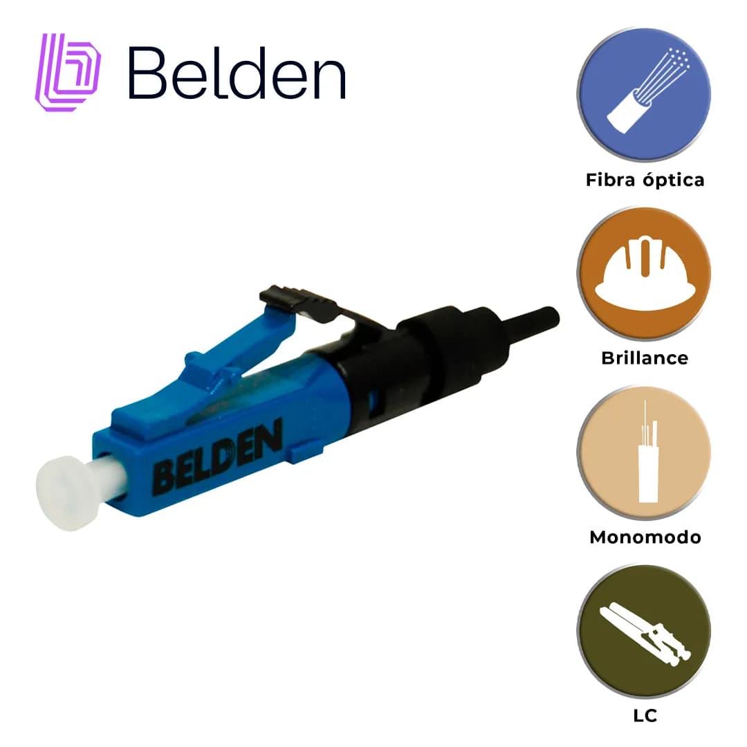 CONECTOR FX BRILLIANCE MONOMODO BELDEN AX105203-S1 / OS2 / AZUL / LC 5