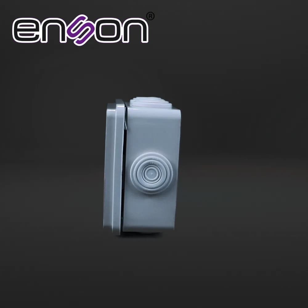 CAJA DE PLASTICO ENSON ENS-PCB1010 100X100X50 MM CON SELLO DE GOMA GRA 6