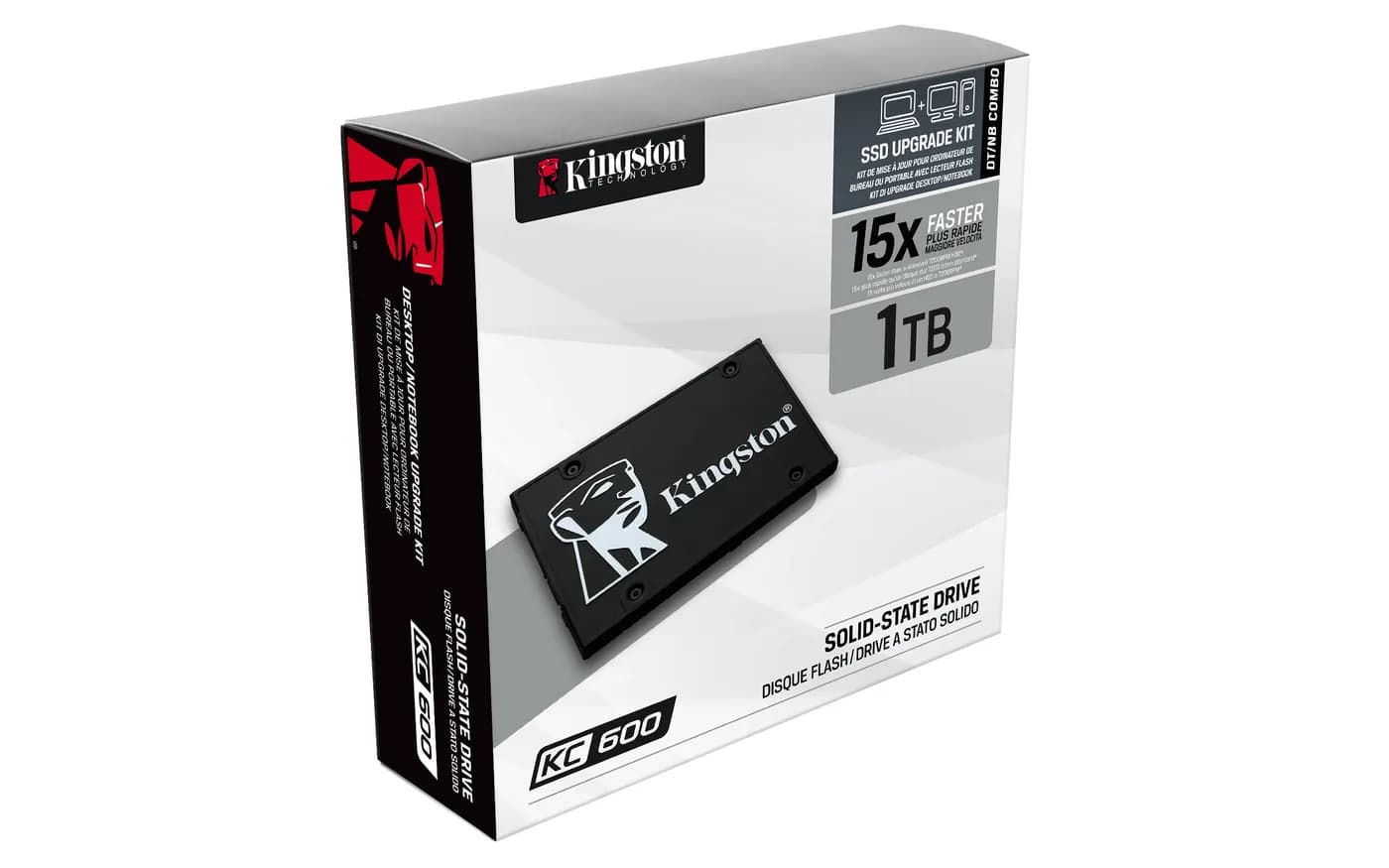 Kingston Technology KC600 1 TB 2.5" Serial ATA III 3D TLC 5