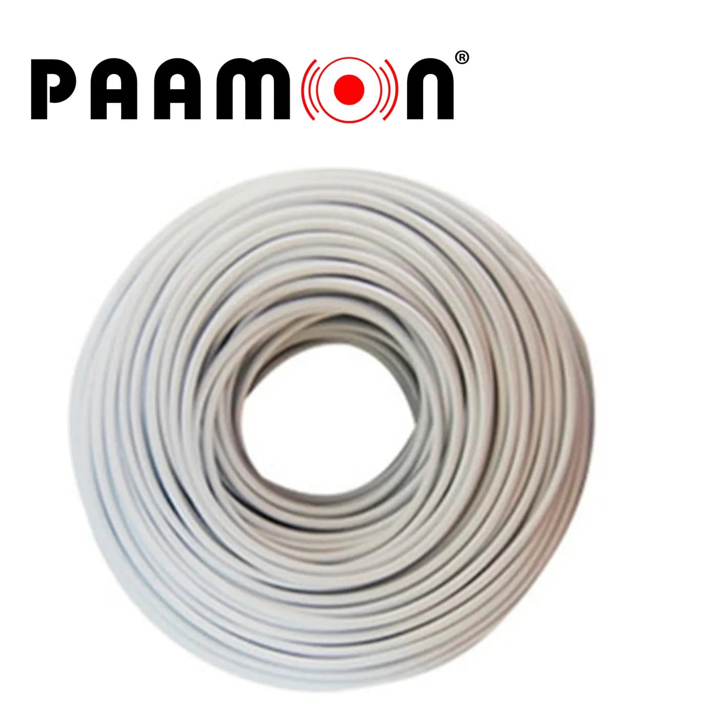 CABLE DOBLE AISLADO COLOR BLANCO / CAB-DOBLE AISLADO -WP-100M PAAMON / 2