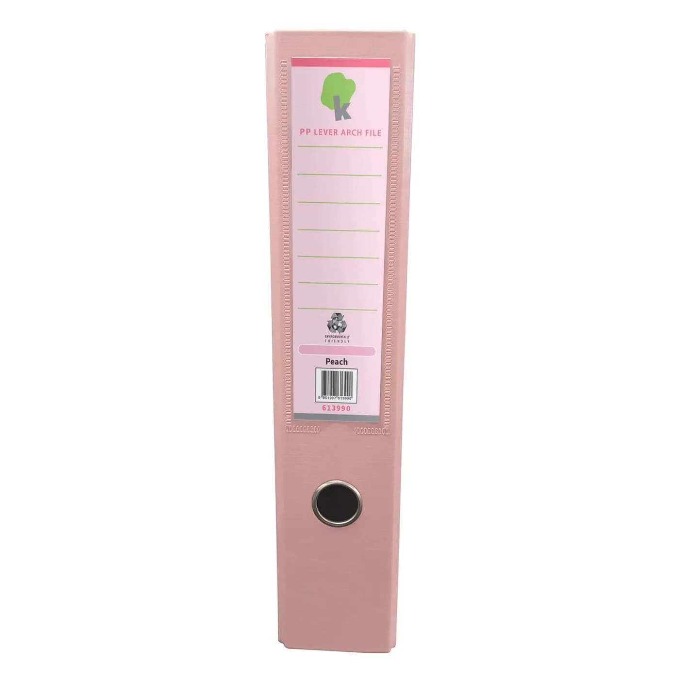 TECHMAKRO CARPETA 3 IN PARA ARCHIVO DE CARTON FORRADO DE PVC, PEACH pa 2