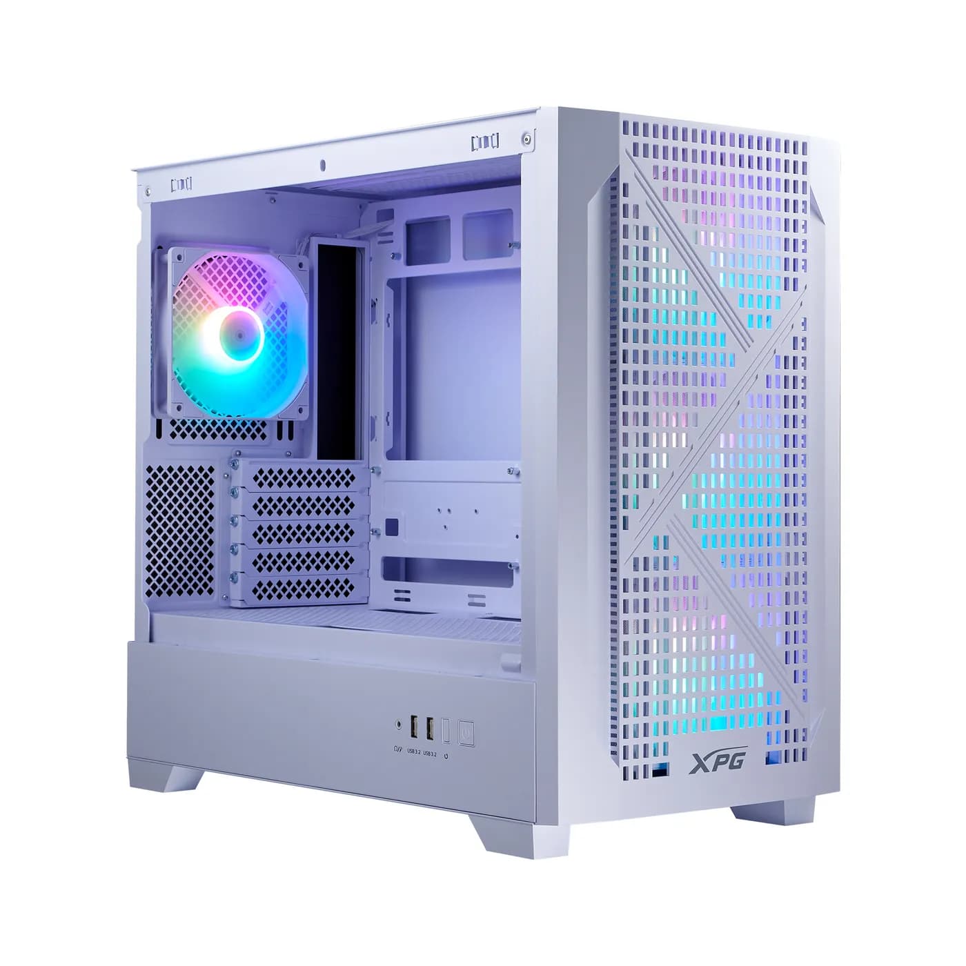 GABINETE GAMER XPG LANDER 300 MID TOW BLANCO (LANDER300MAA-WHCWW) 4