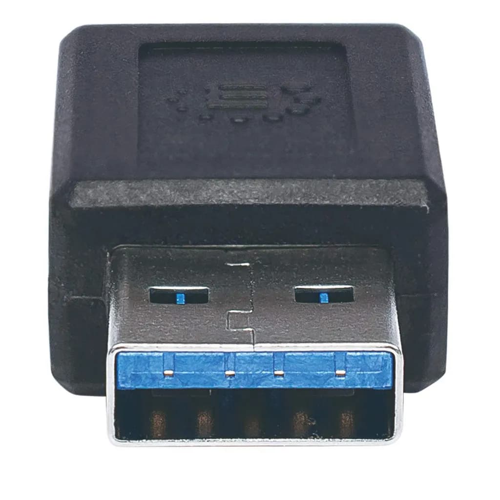 Manhattan Adaptador de USB-A a USB-C con Súper Velocidad 3