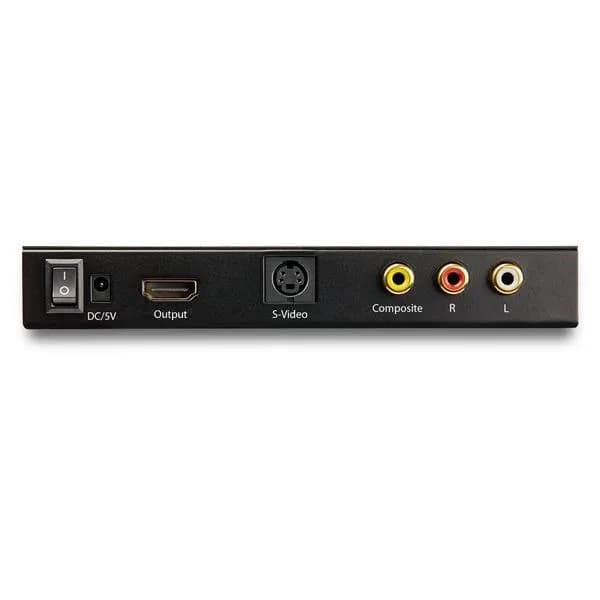 StarTech.com Adaptador Conversor S-Video o Video Compuesto a HDMI - 72 4