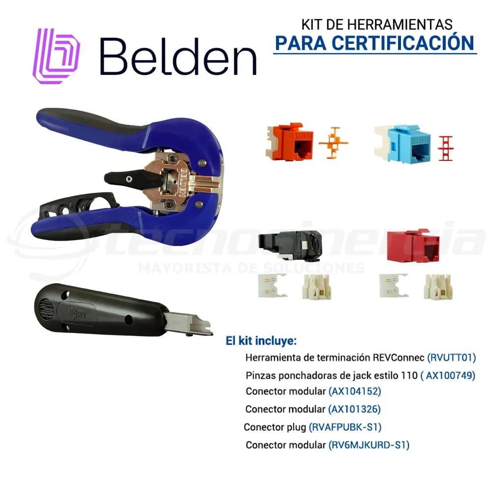 KIT DE HERRAMIENTAS PARA CERTIFICACION BELDEN BEL-TOOLSKIT INCLUYE LO  7