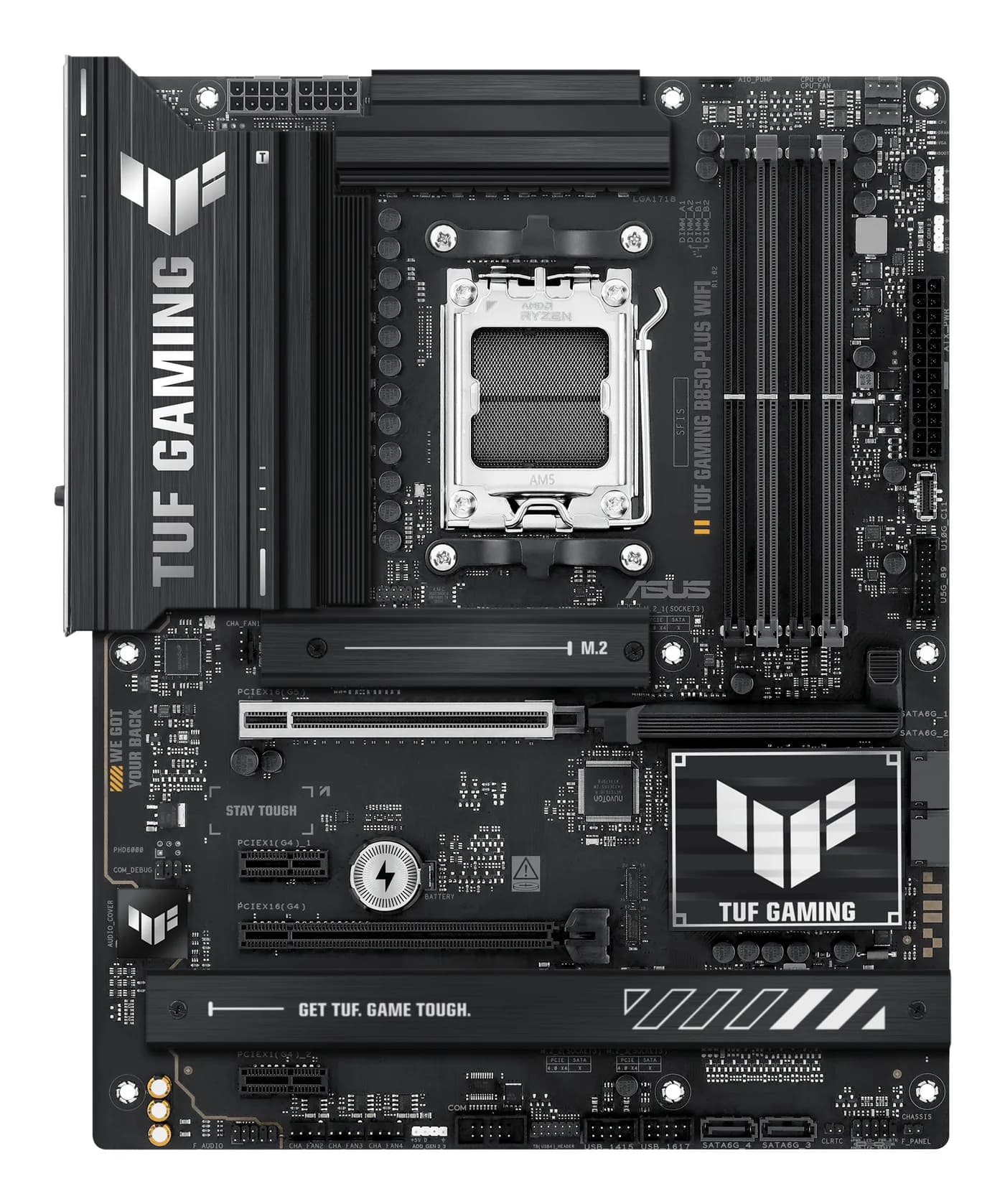 ASUS TUF GAMING B850-PLUS WIFI AMD B850 Enchufe AM5 ATX 3
