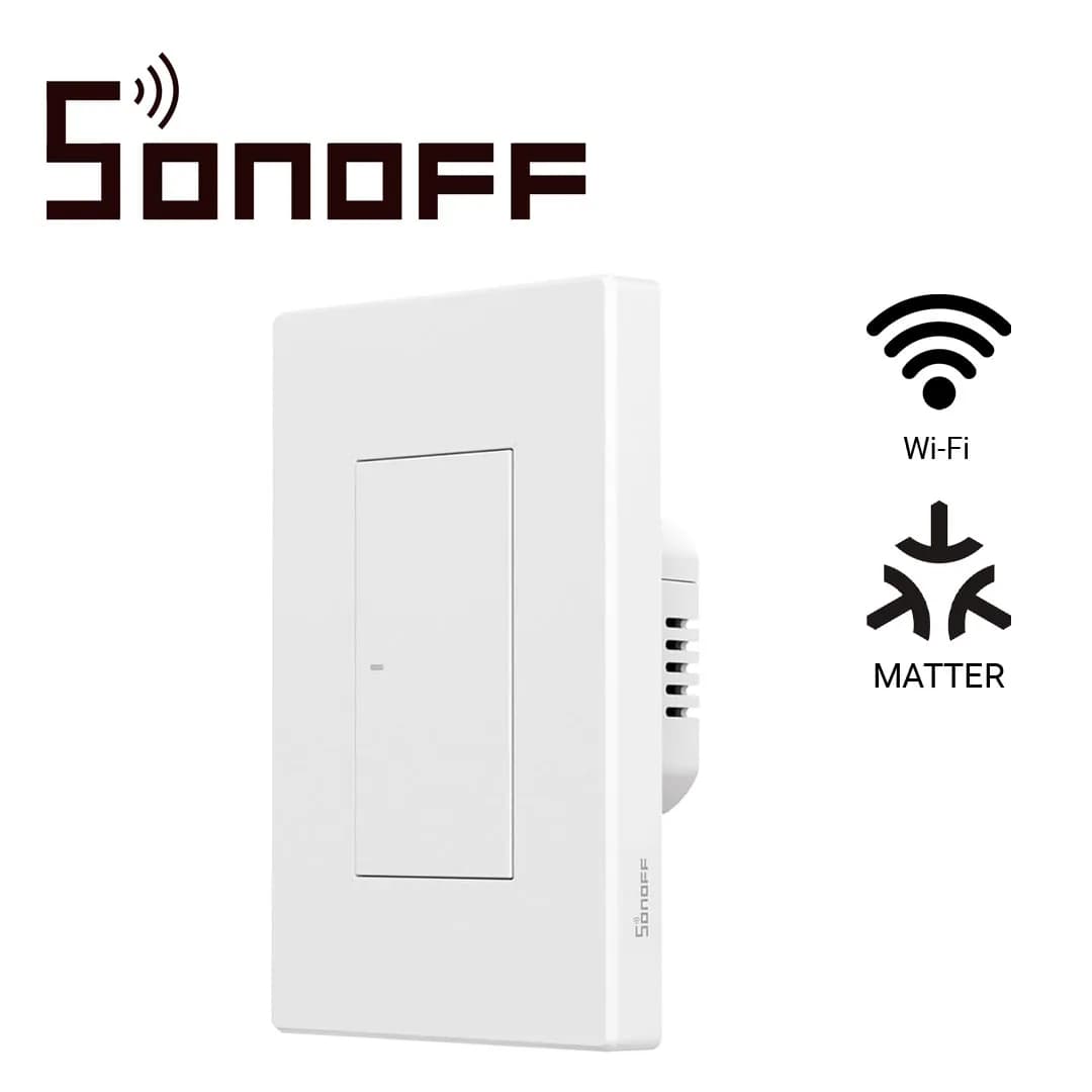 APAGADOR DE PARED TOUCH SONOFF M5-1C-120W / 1 CANAL ON/OFF/ MATTER/ WI 4