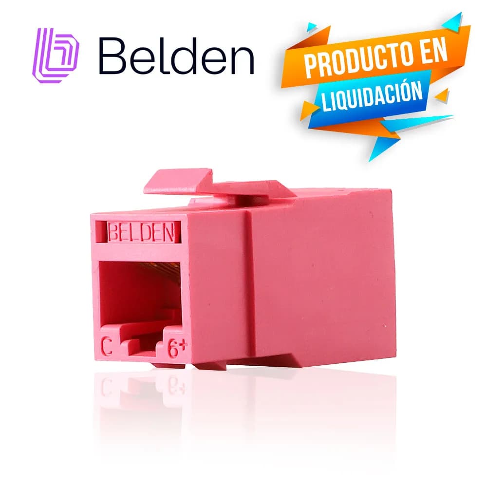 CONECTOR MODULAR JACK RJ45 CAT6 REVCONNECT BELDEN RV6MJKUTR-S1 ESTILO  5