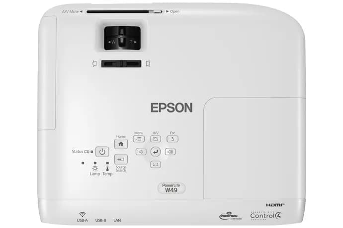 Epson PowerLite W49 Proyector de alcance estándar 3800 lúmenes ANSI 3L 2