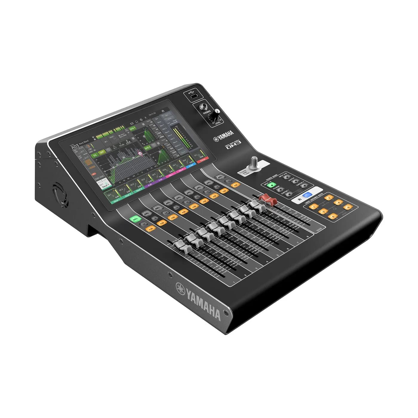 Consola de Mezcla Digital / 16 Canales / 8 Salidas / Pantalla Táctil 9 3