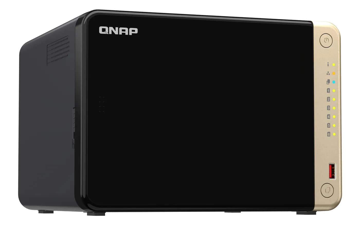 QNAP TS-664 NAS Tower Intel® Celeron® N5095 8 GB DDR4 0 TB QNAP QTS Ne 4