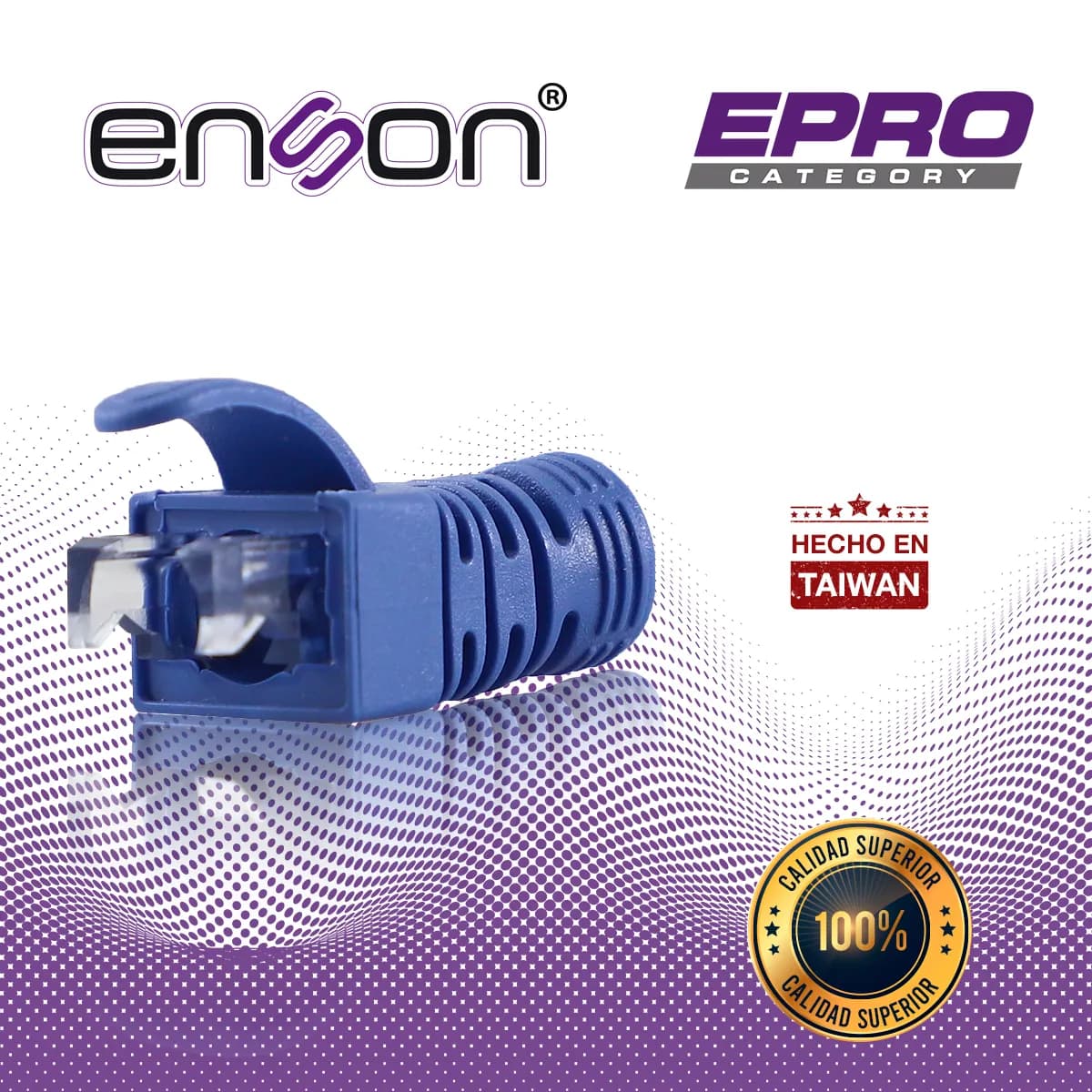 BOTA PARA CABLE UTP ENSON EPRO-BOOT-BL COLOR AZUL IDEAL PARA EL TERMIN 4