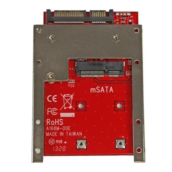 StarTech.com Adaptador Convertidor de SSD mSATA a SATA de 2.5 Pulgadas 3