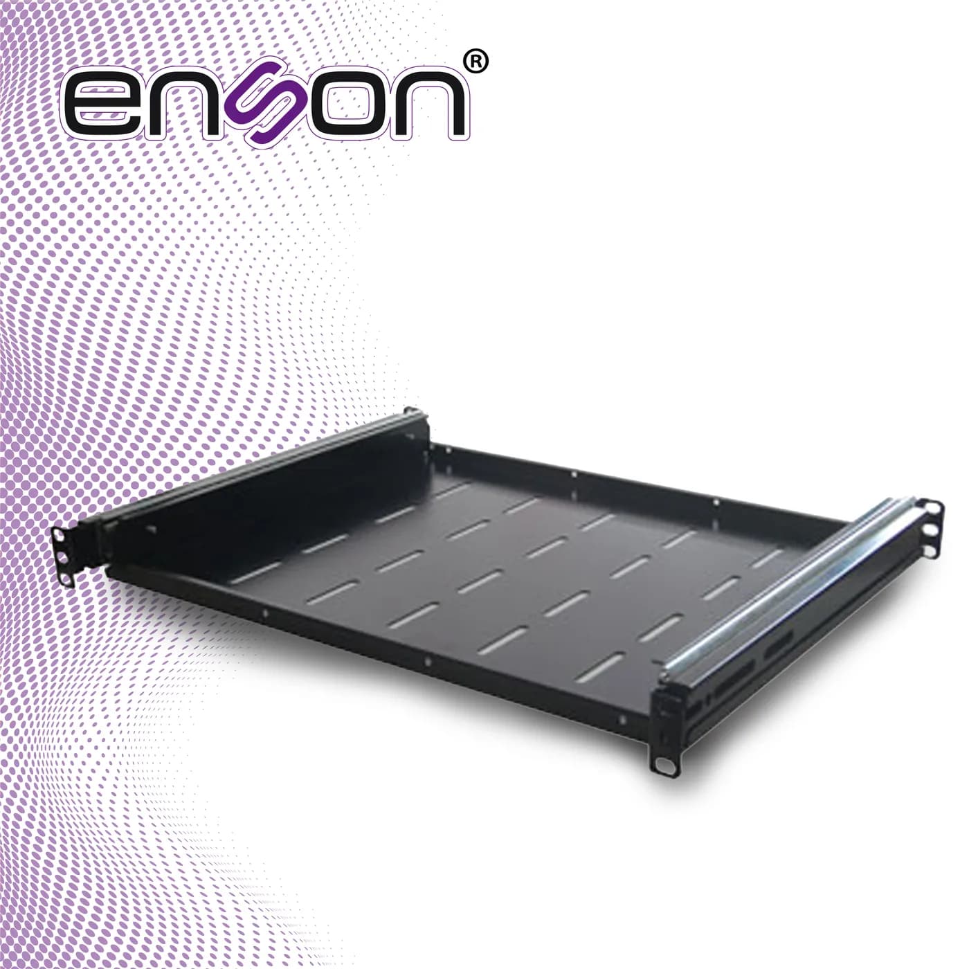 CHAROLA CORREDIZA ENSON ENS-RTM1 FIJACION A CUATRO PUNTOS VENTILADA ID 2