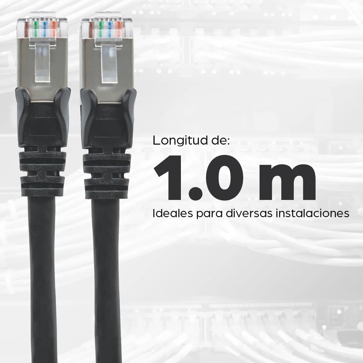 Intellinet Cable de Red Cat6a S/FTP, 0.9 m, Negro 6
