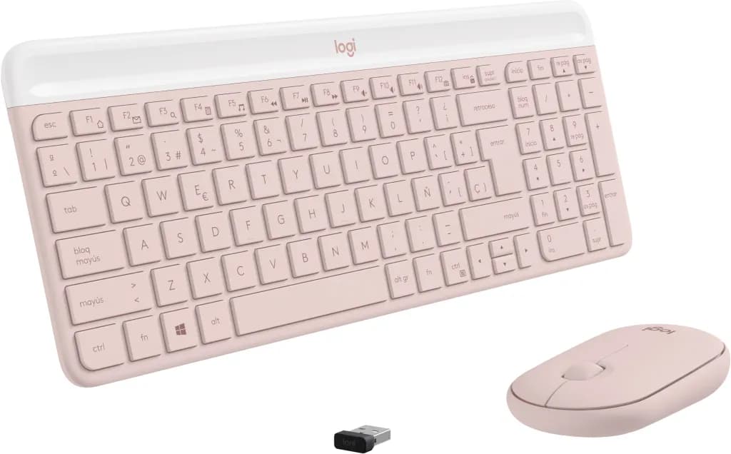 Logitech 920-011312 teclado Ratón incluido Oficina RF inalámbrico QWER 4