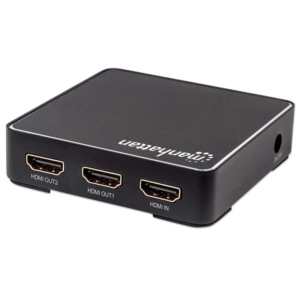 Manhattan Splitter HDMI 4K de 2 puertos 4