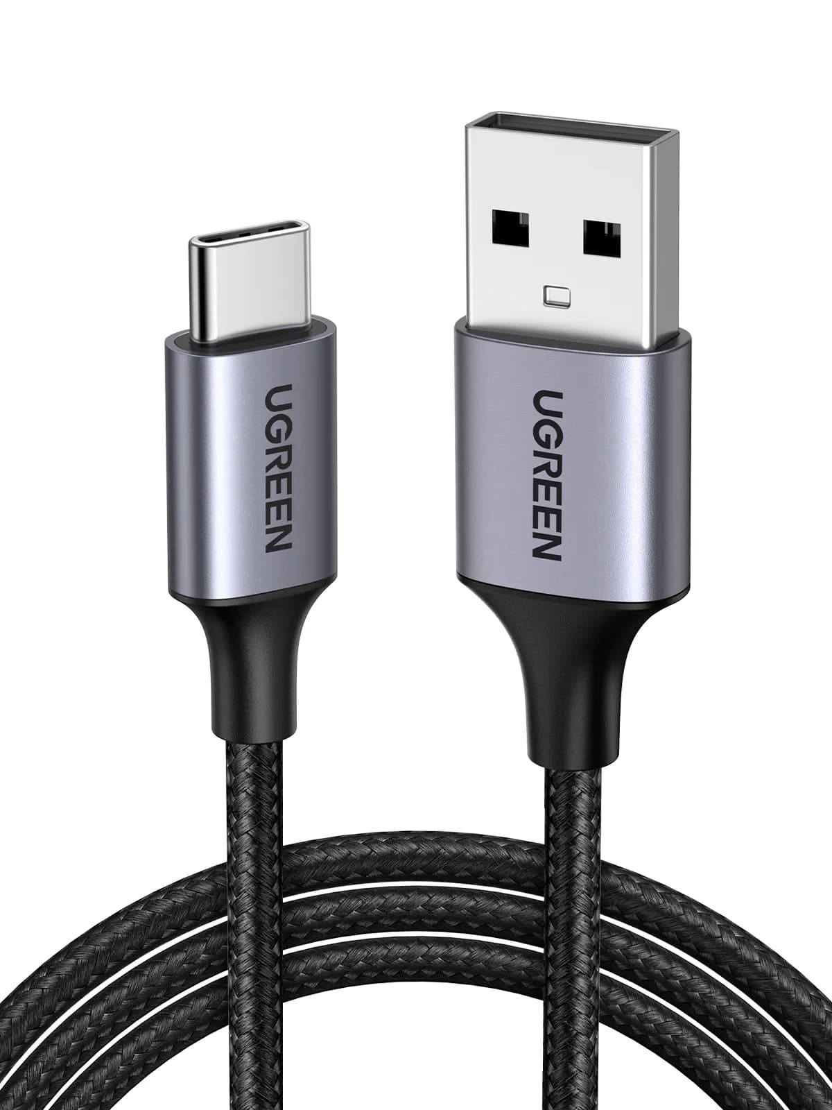 Ugreen 60126 cable USB 1 m USB C USB A 0.48 Gbit/s Negro, Gris 2