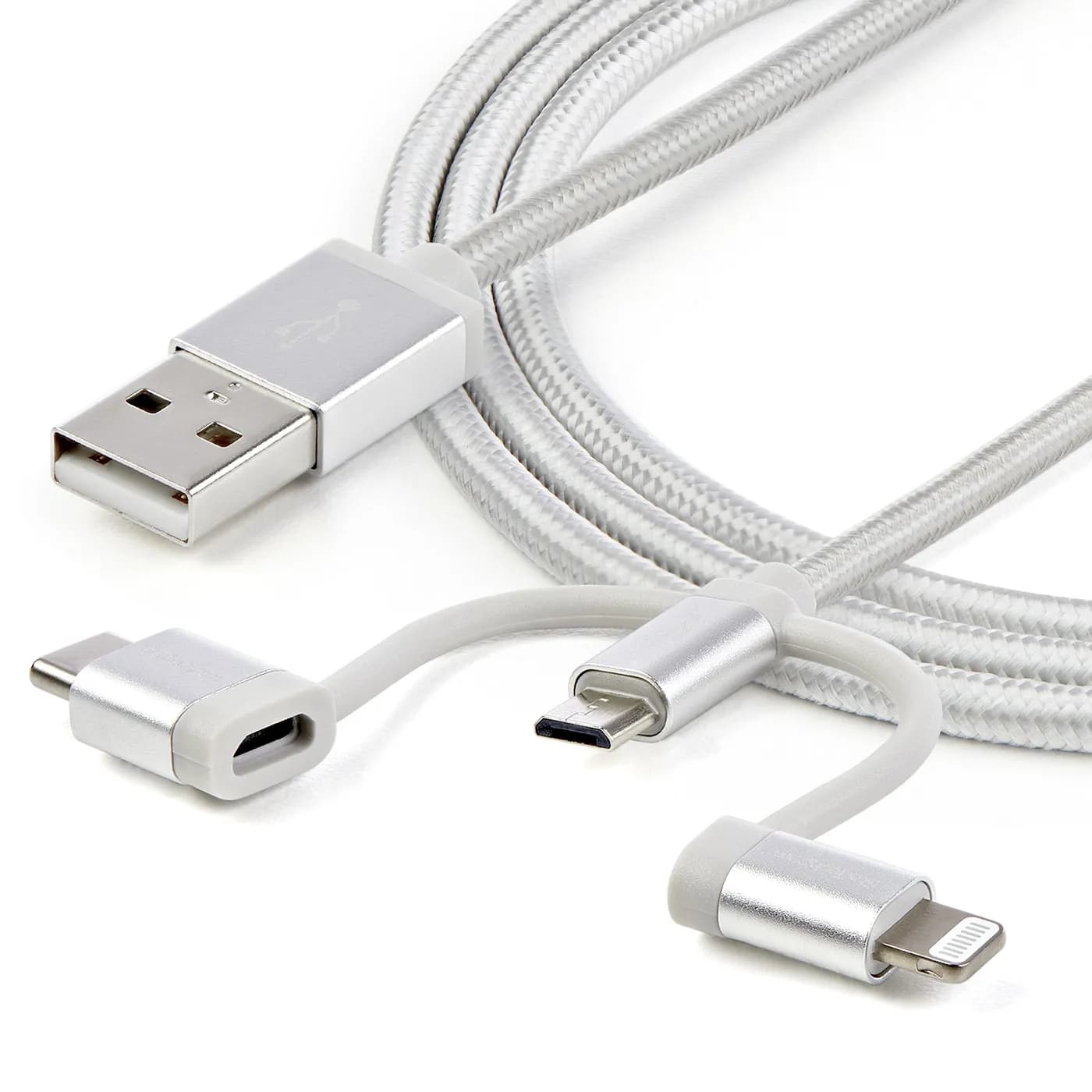 StarTech.com Cable USB Multicarga USB de 1m - USB a Micro USB o USB-C  6