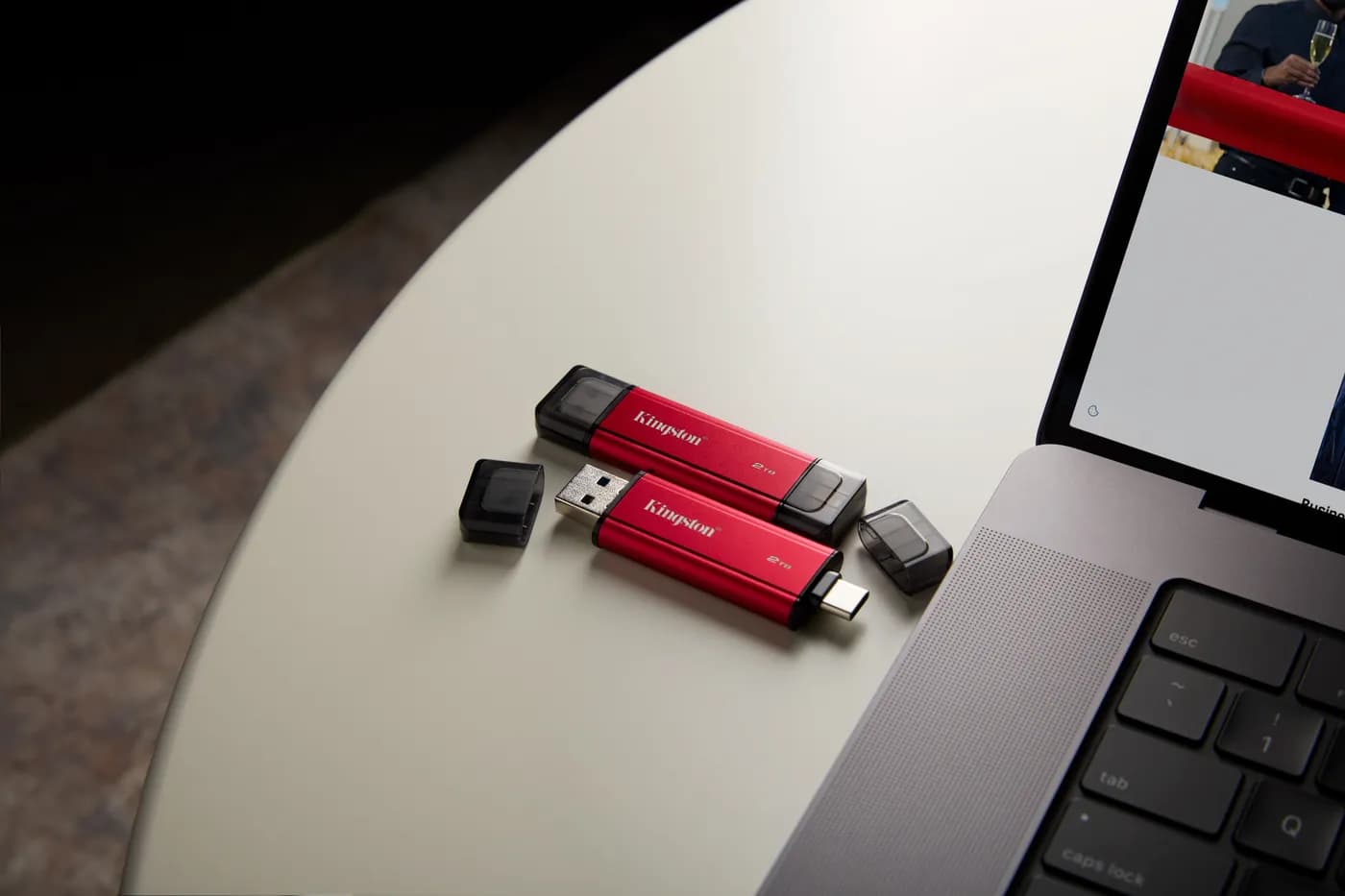 Kingston Technology Dual Portable 2 TB USB Type-A / USB Type-C 3.2 Gen 16