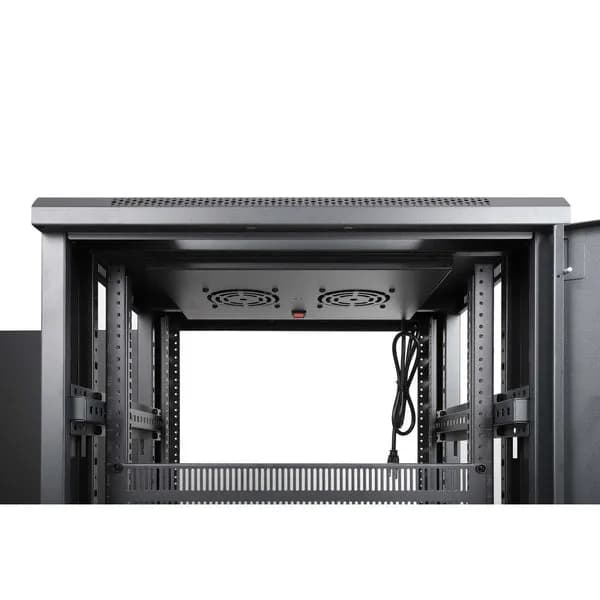Intellinet Gabinete 19" Pro Line con extractores de aire, 27U, Frente  13