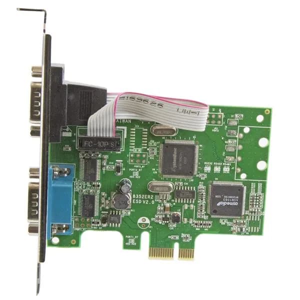 StarTech.com Tarjeta Serial PCI Express de 2 Puertos DB9 RS232 con UAR 2
