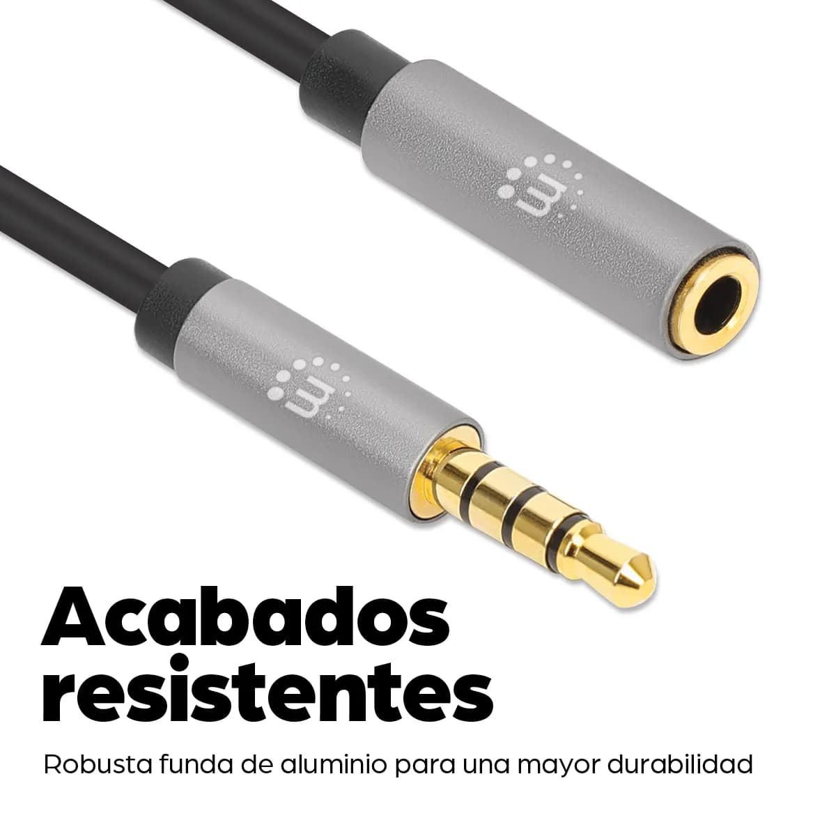 Manhattan Extensión de Cable Auxiliar de Audio Estéreo 10