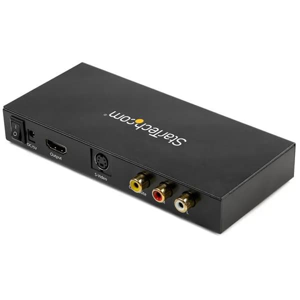 StarTech.com Adaptador Conversor S-Video o Video Compuesto a HDMI - 72 2