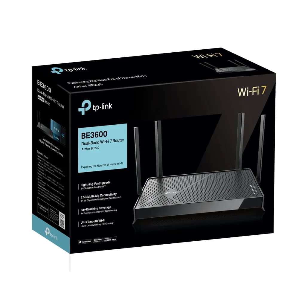 TP-Link Archer BE230 router inalámbrico 2.5 Gigabit Ethernet Doble ban 4