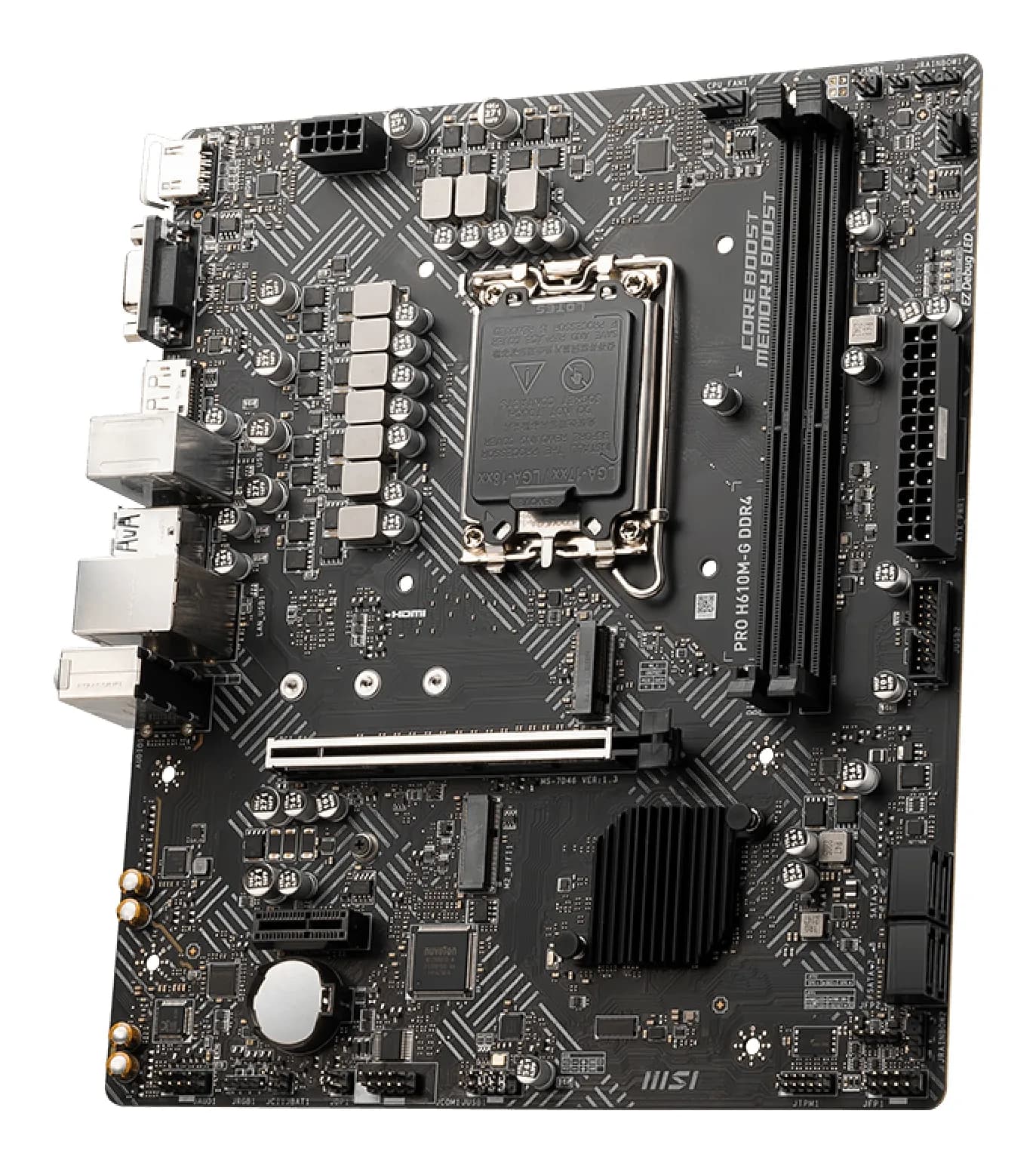 TARJETA MADRE MSI MICRO-ATX PRO H610M-G DDR4, S-1700, INTEL H610, HDMI 3