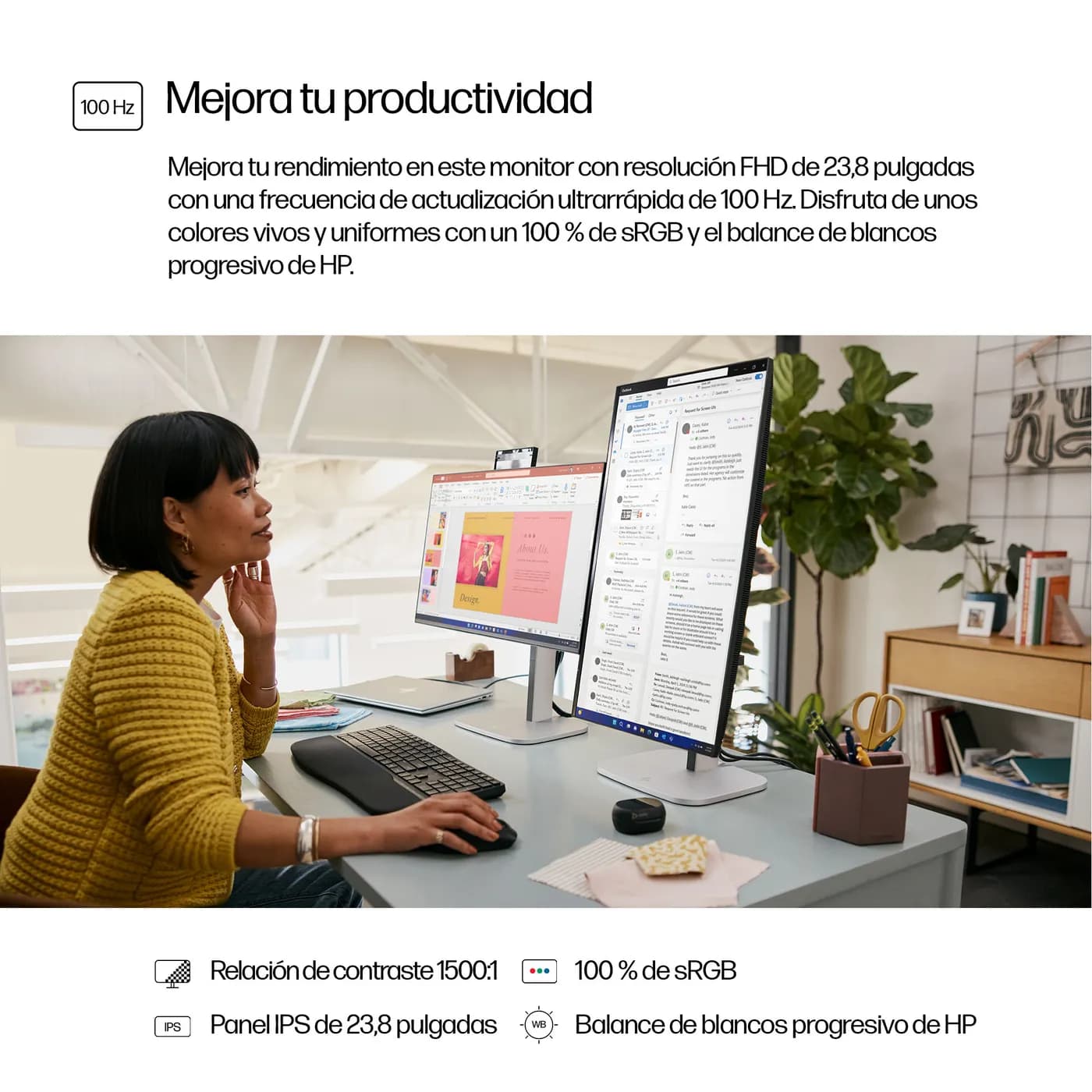 HP Series 5 Monitor Full HD de la serie 5 Pro de 23,8" - 524pf 6