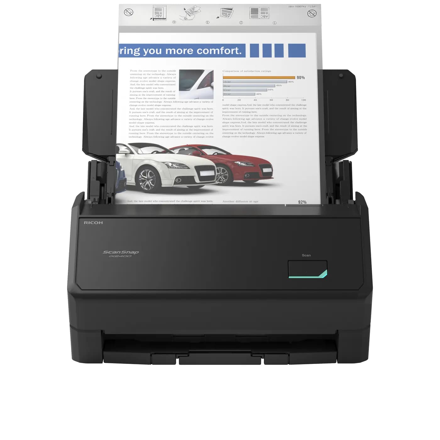 Ricoh ScanSnap iX2400 Escáner con alimentador automático de documentos 2